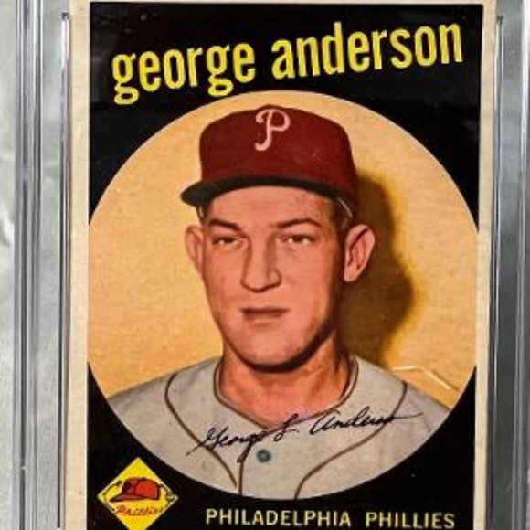 1959 Topps #338 George Anderson CSG 5.5 - Picture 2 of 3